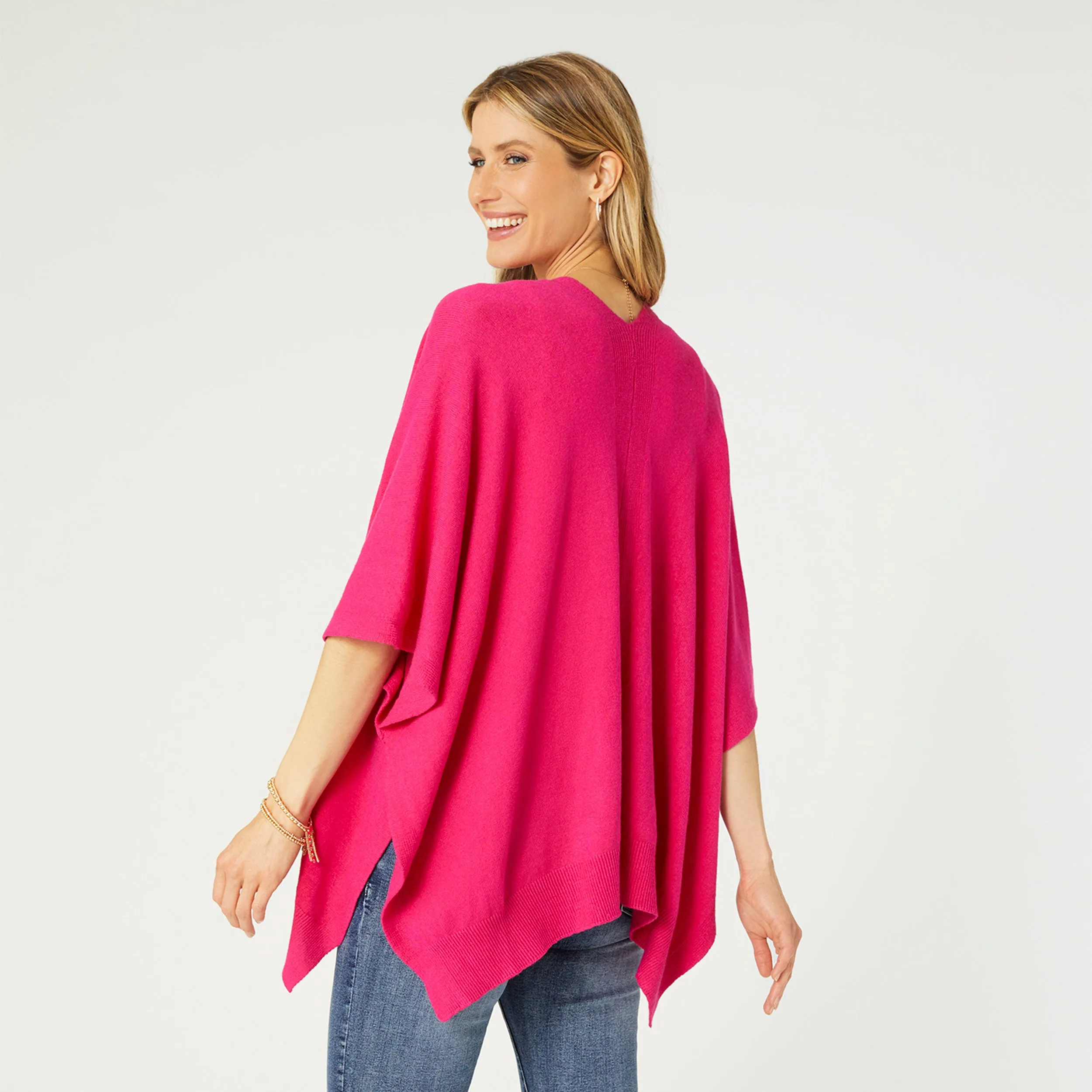 Alani Lightweight Cardigan with Pockets - Bright Pink