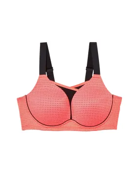 Aral Cooling Sports Bra | Coral