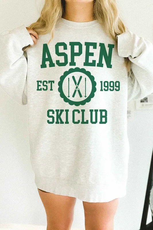 ASPEN SKI CLUB OVERSIZED SWEATSHIRT