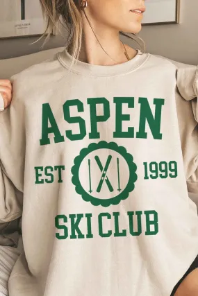 ASPEN SKI CLUB OVERSIZED SWEATSHIRT