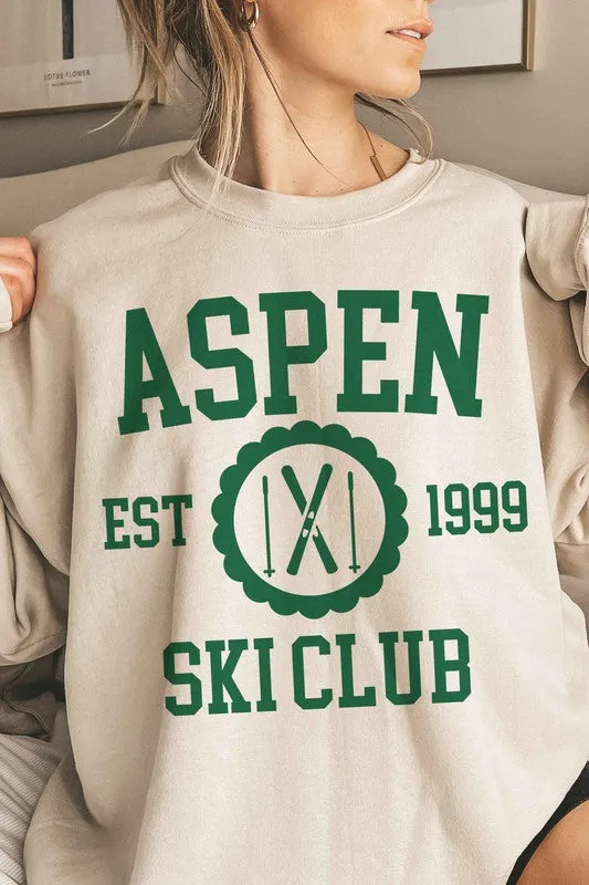 ASPEN SKI CLUB OVERSIZED SWEATSHIRT