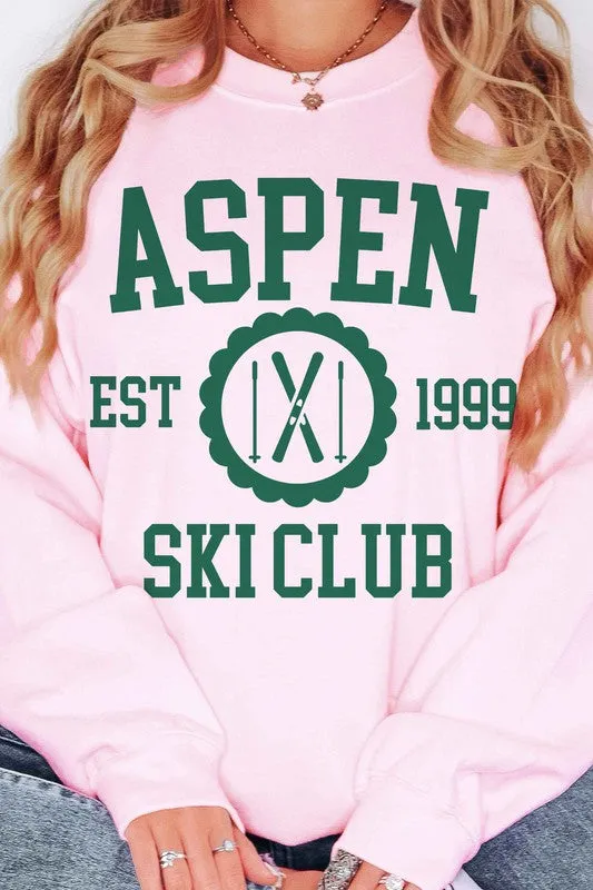 ASPEN SKI CLUB OVERSIZED SWEATSHIRT