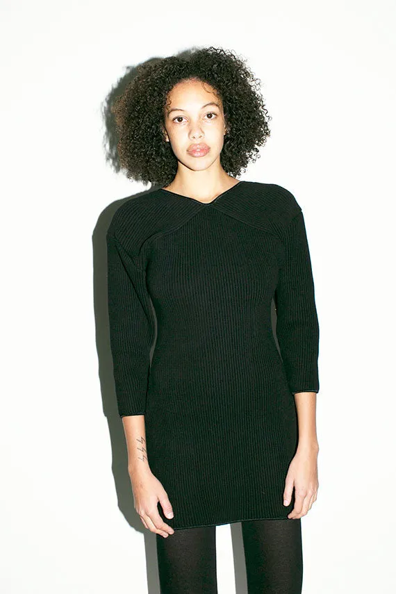 Black Knit Helome Mini