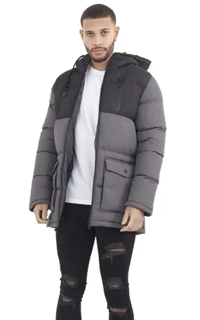 Brave Soul Men Padded Quilted Winter Jacket