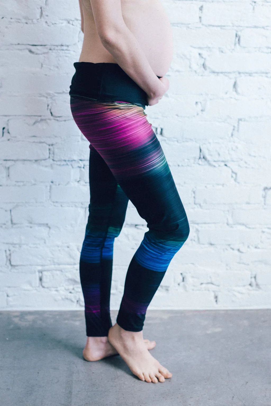 Eternal Rainbow Maternity Sports Leggings