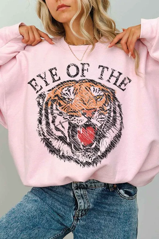 EYE OF THE TIGER OVERSIZED SWEATSHIRT