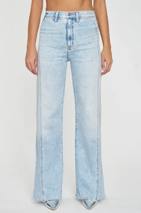 Far Out High Rise Jean in Cupid