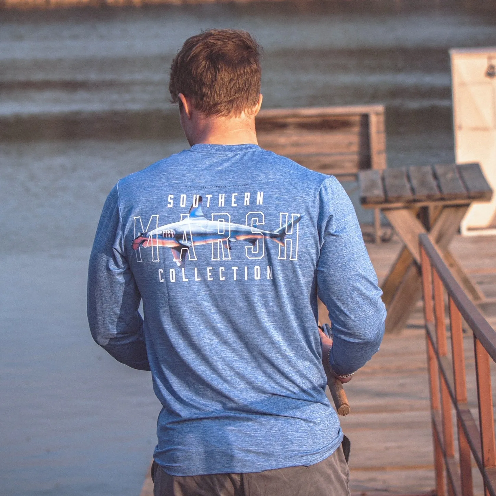 FieldTec™ Heathered Tee - Hammerhead - Long Sleeve