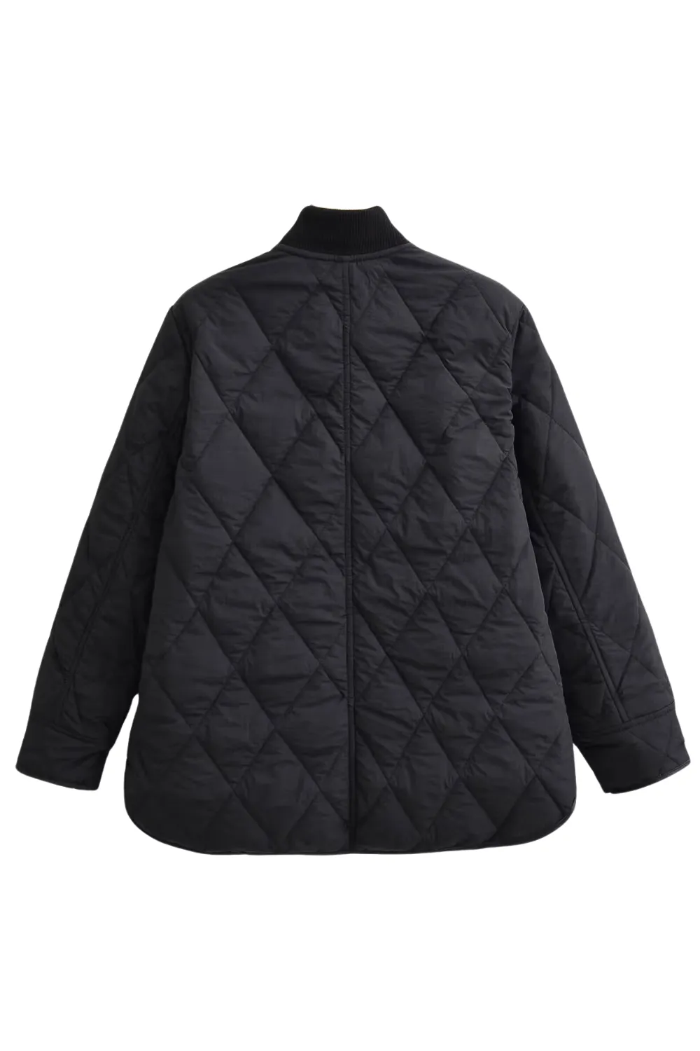 'Finley' Diamond Quilted Cotton Jacket (2 Colors)