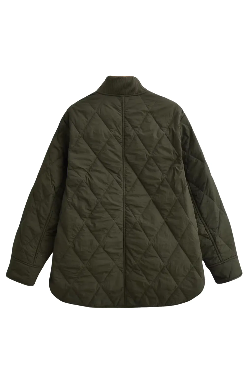 'Finley' Diamond Quilted Cotton Jacket (2 Colors)