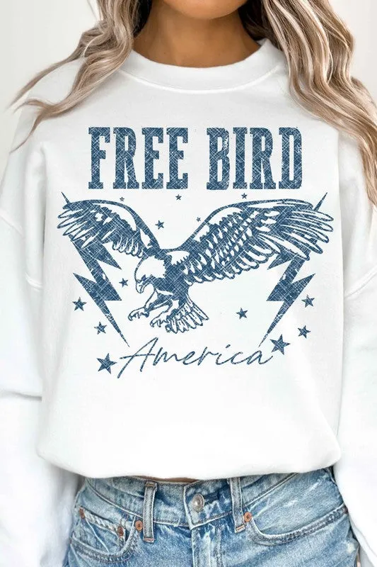 FREE BIRD AMERICAN EAGLE OVERSIZED SWEATSHIRT