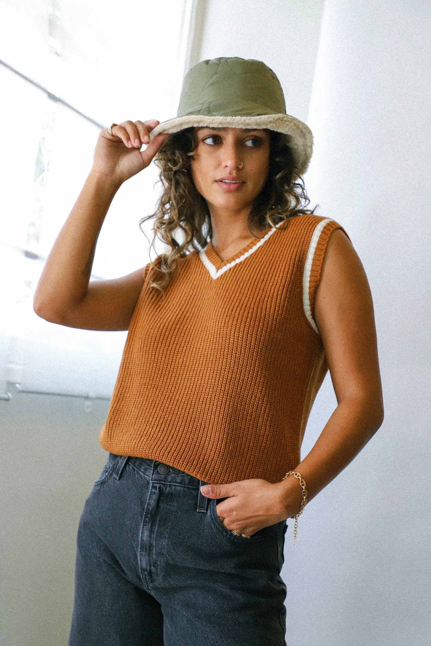 Glazed Ginger Melody Sweater Vest