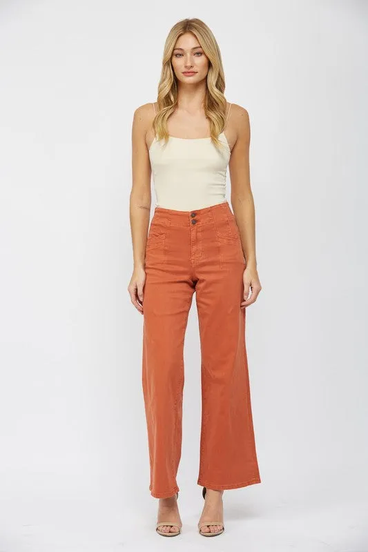 HIGH RISE WIDE LEG PENNY JEANS