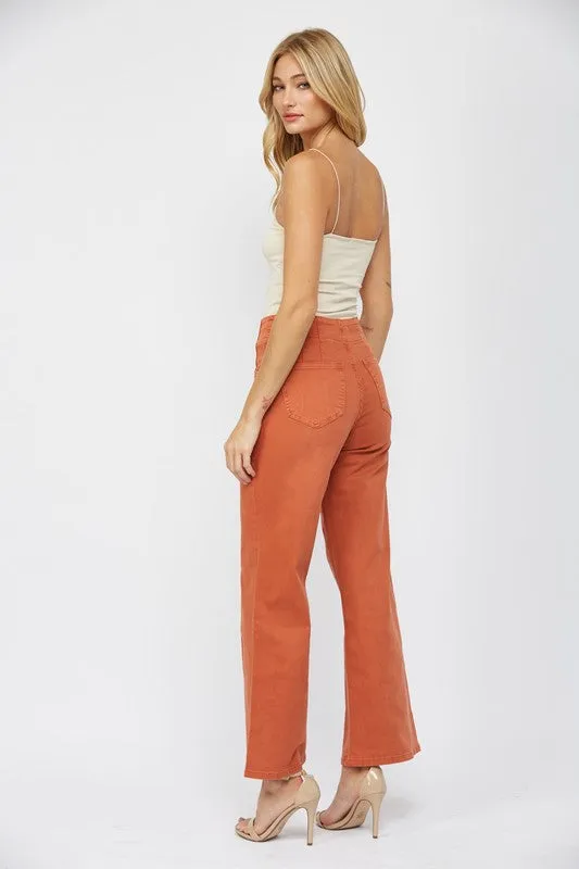 HIGH RISE WIDE LEG PENNY JEANS