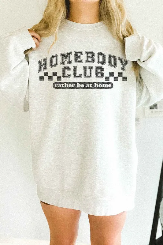 HOMEBODY CLUB OVERSIZED SWEATSHIRT