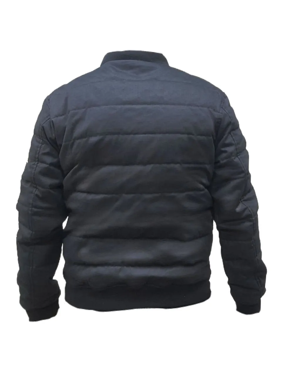 HoodLamb Men's Black Canopy Quilted Bomber #W18MQBCP Medium NWT