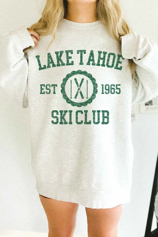 LAKE TAHOE SKI CLUB OVERSIZED SWEATSHIRT