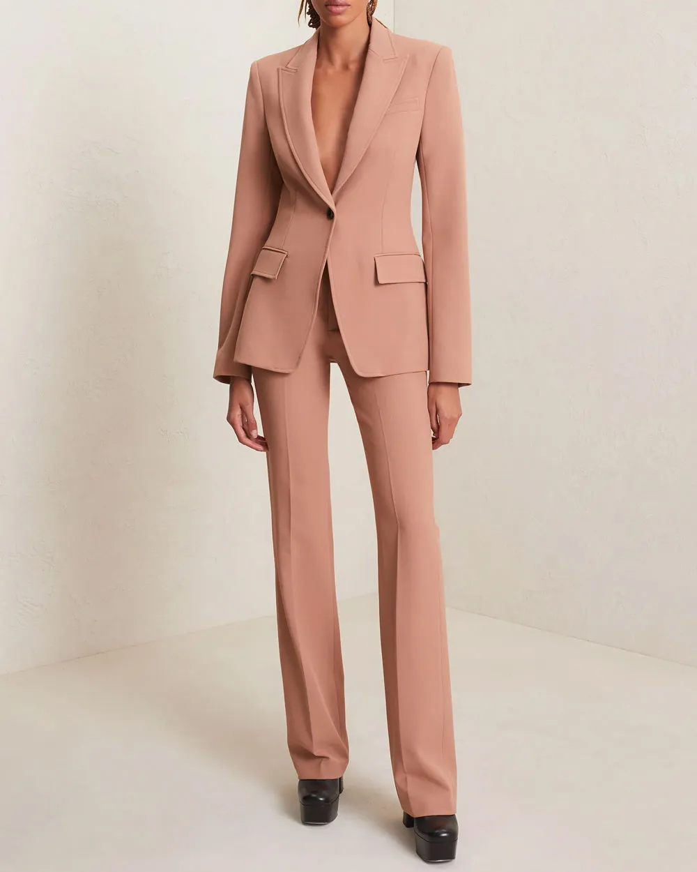 Light Camel Edie Tailored Blazer