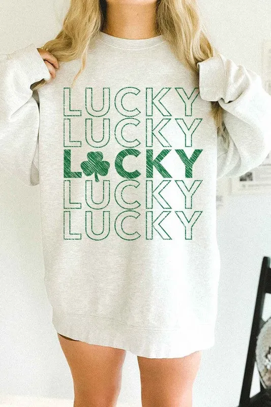 LUCKY ST PATRICKS OVERSIZED SWEATSHIRT