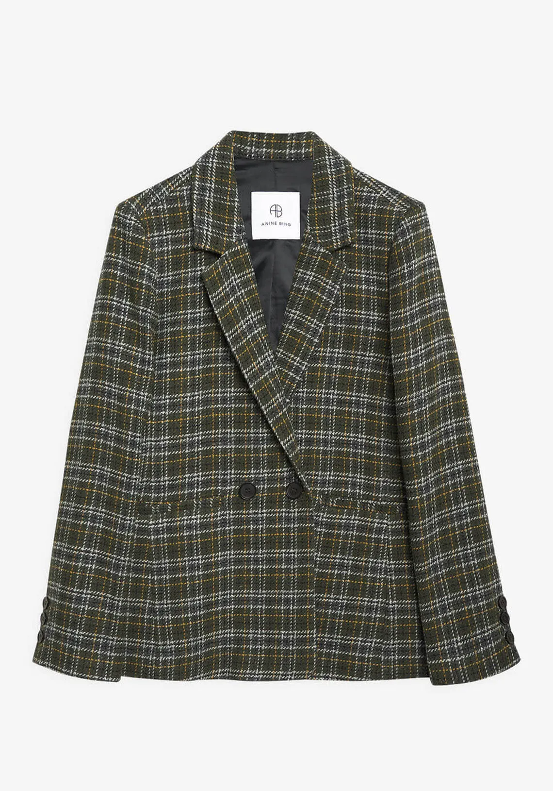 MADELEINE BLAZER GREEN PLAID