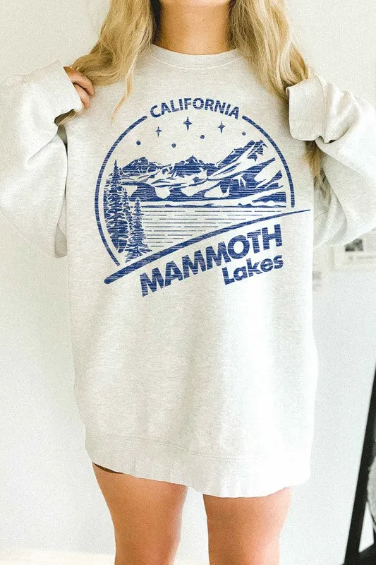 MAMMOTH LAKES CALIFORNIA OVERSIZED SWEATSHIRT