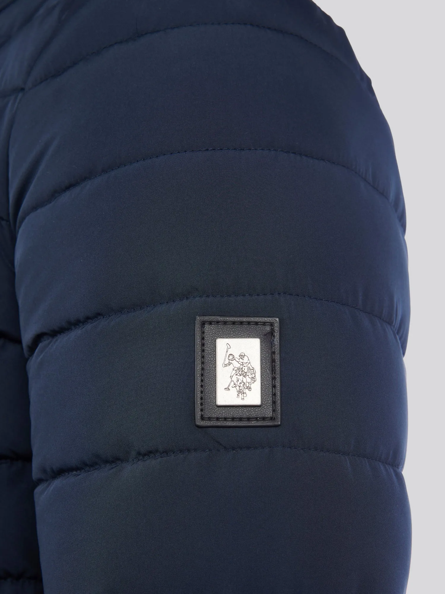 Mens Lightweight Quilted Collared Jacket in Dark Sapphire Navy