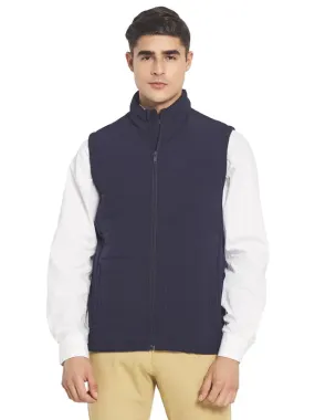 Mettle Men Navy Blue Tailored Jacket