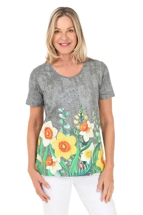 Petite Daffodil High-Low Tee