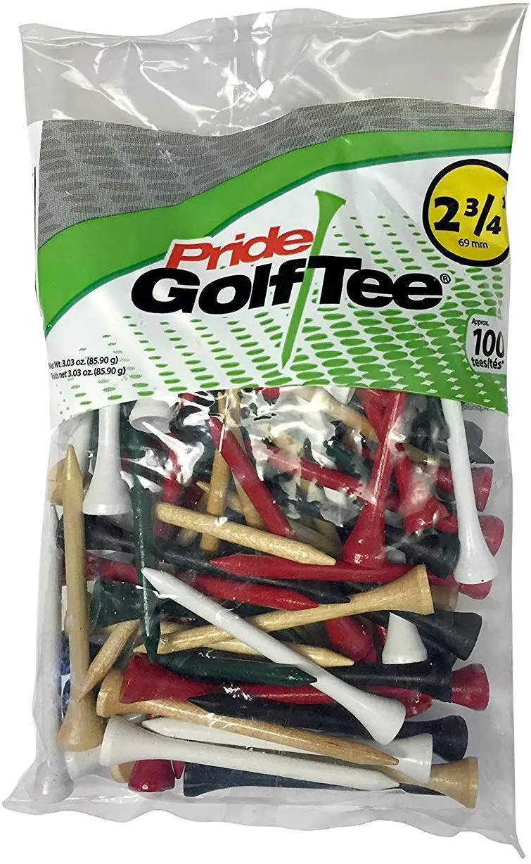 Pride Sports Wood Golf Tees - 2.75"