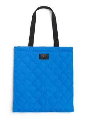 Quilted Tote Bag - Palace Blue