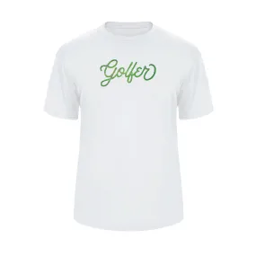 "Golfer" Performance Tee (White)