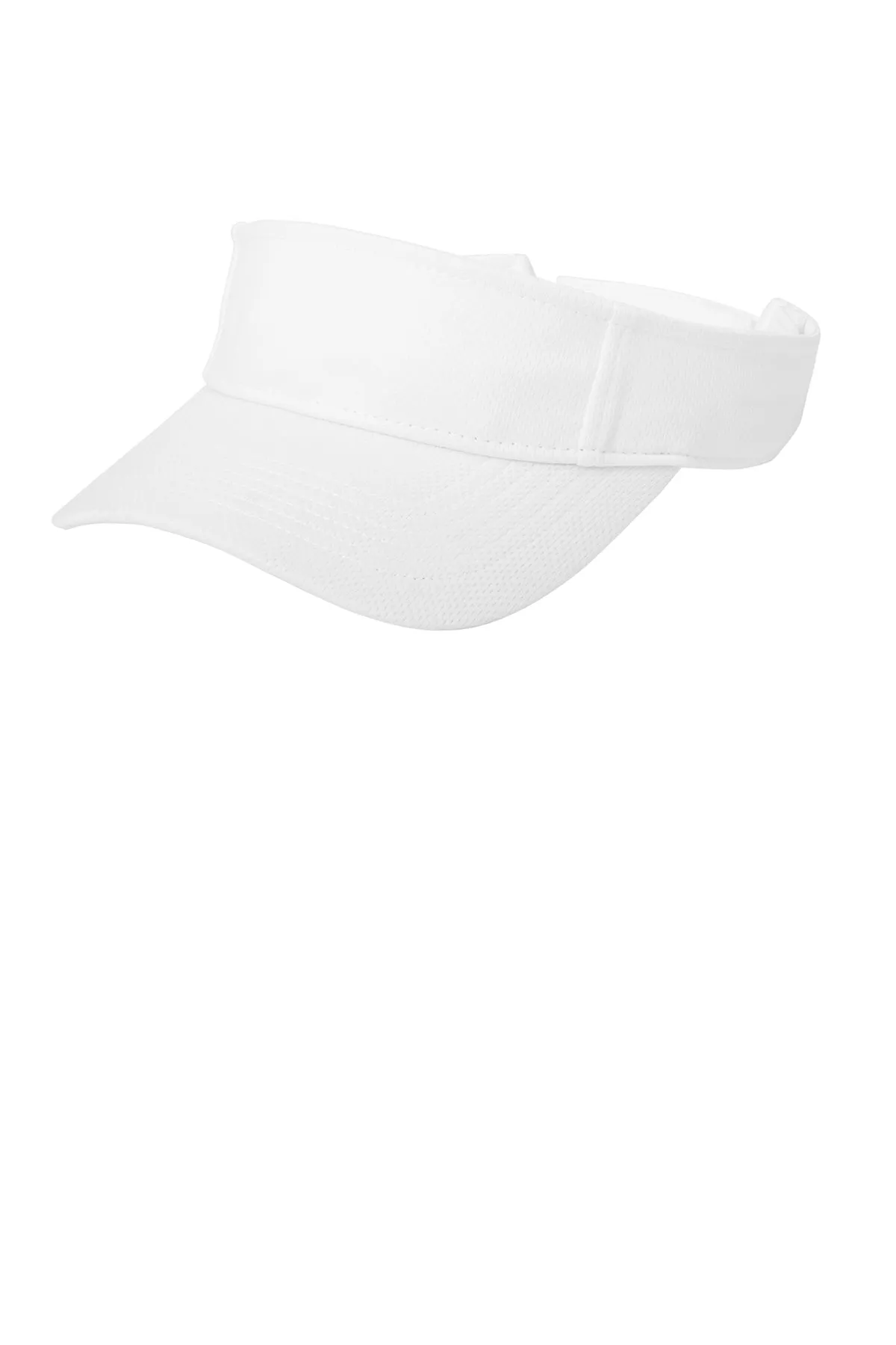 Sport-Tek PosiCharge Customized RacerMesh Visors, White