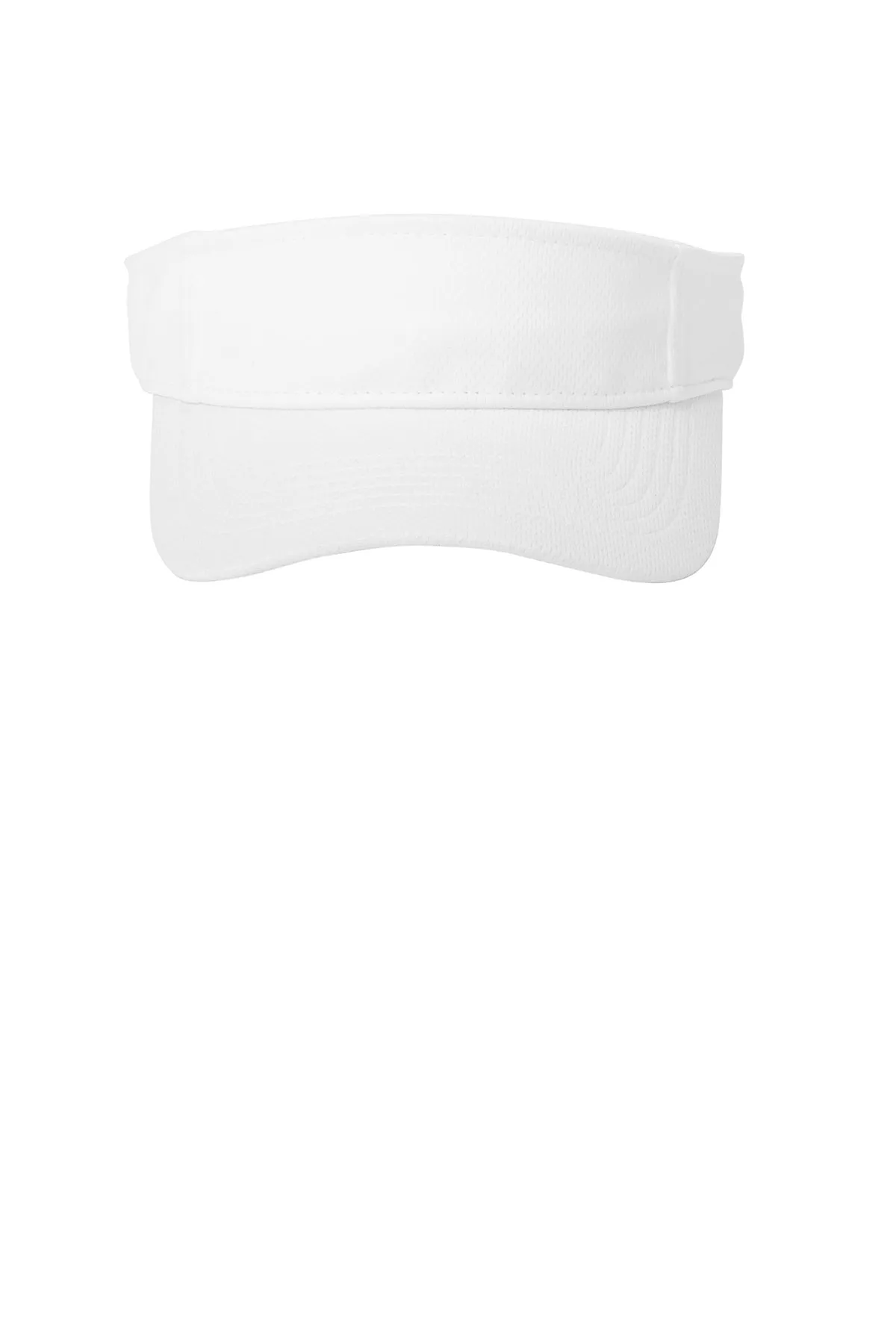 Sport-Tek PosiCharge Customized RacerMesh Visors, White