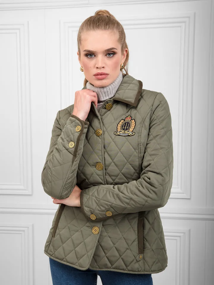 The Bella Women's Jacket - Sage Quilt