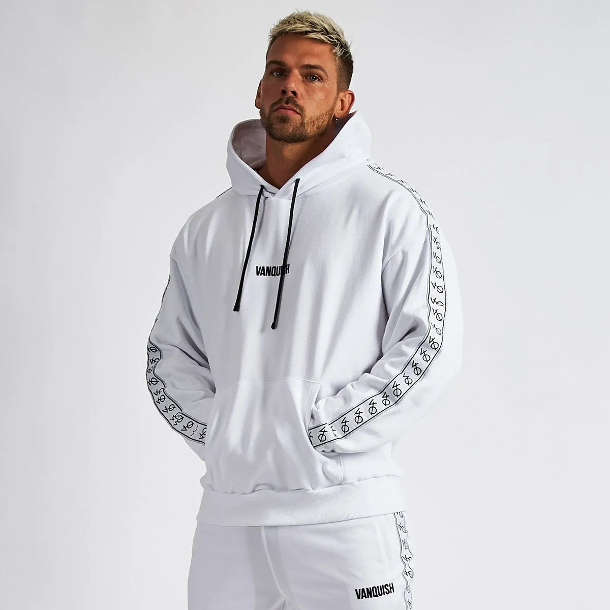 Vanquish LT v2 Men's White Oversized Hoodie