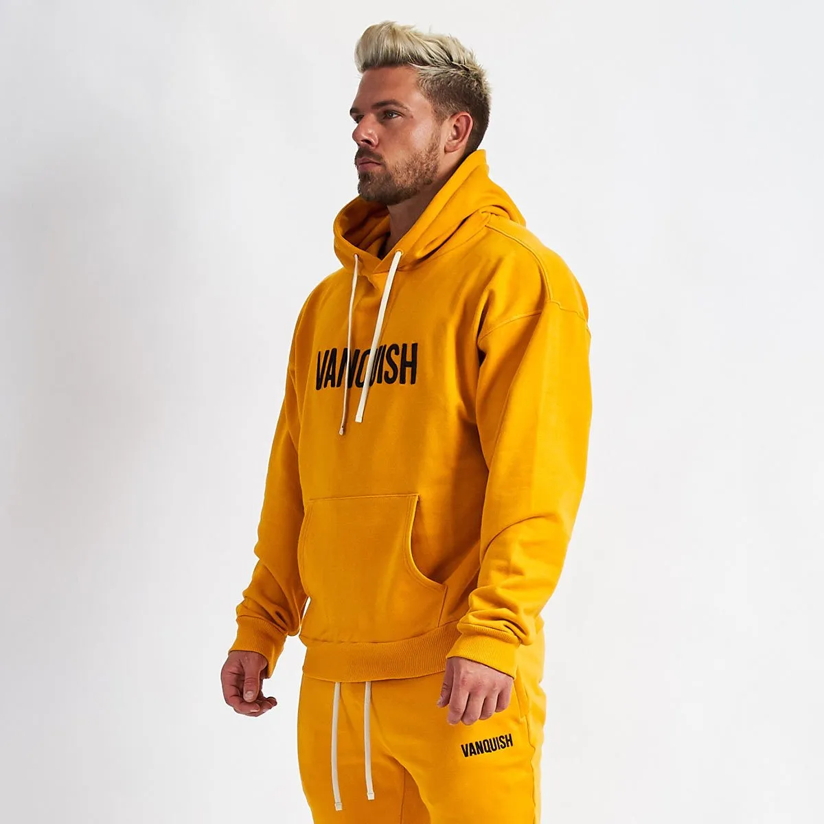 Vanquish Warm Up v2 Yellow Oversized Hoodie