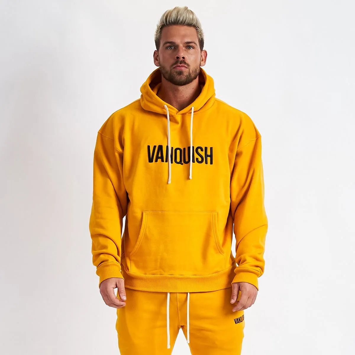 Vanquish Warm Up v2 Yellow Oversized Hoodie