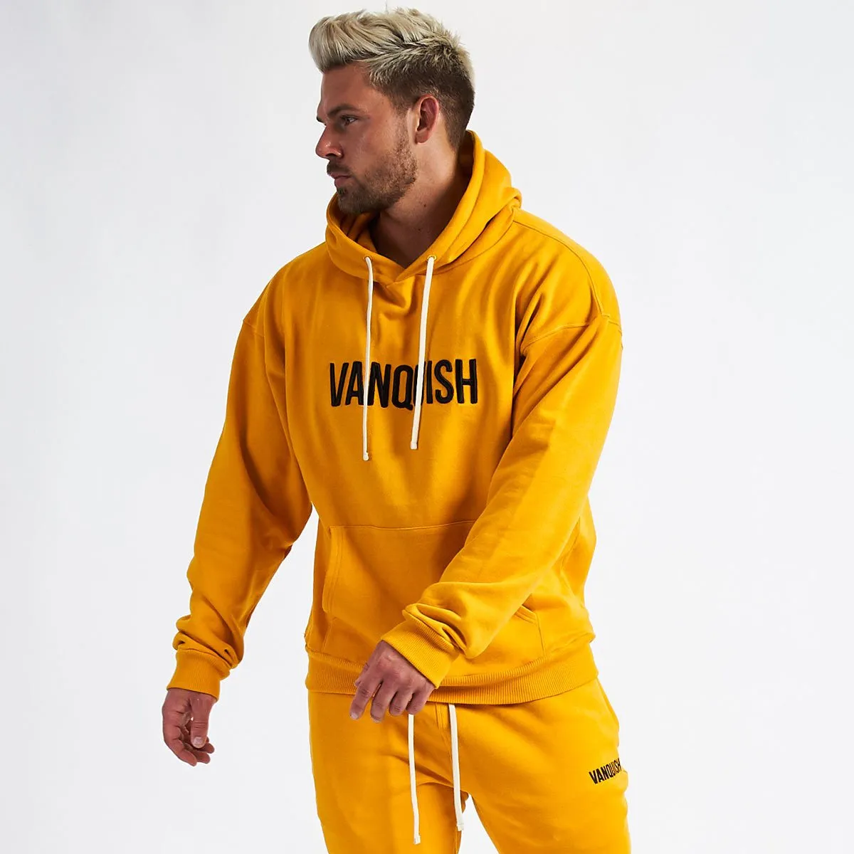 Vanquish Warm Up v2 Yellow Oversized Hoodie