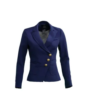 Wrap Blazer In Navy